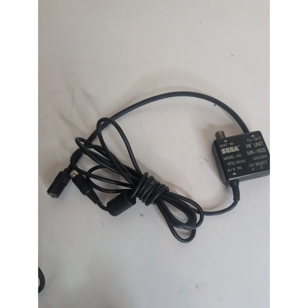 Lot Of 3 Genuine OEM Sega Genesis 9 Pin RF Unit MK-1632 AV Cable Adapter Switch